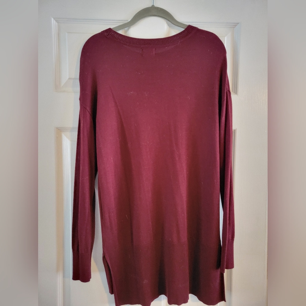 Worthington Deep Red Crew Neck Sweater